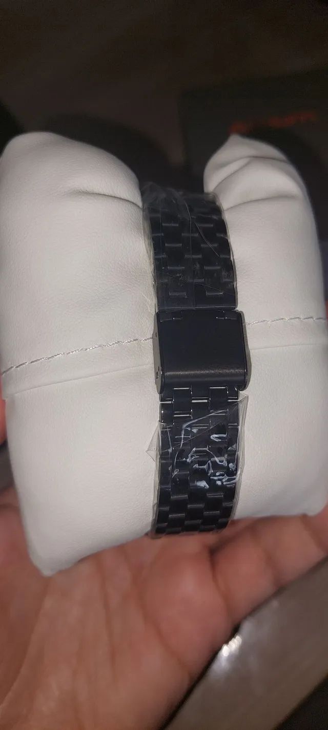 Relógio Akium Feminino Aço Preto - Foto 3