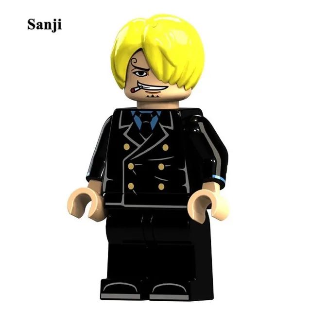 One piece action figures de lego miniatura de 5cm - Foto 5