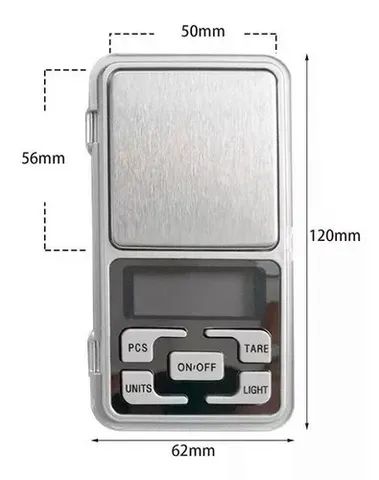 Mini Balança De Bolso Portátil De Alta Precisão 500 Gramas - Foto 2
