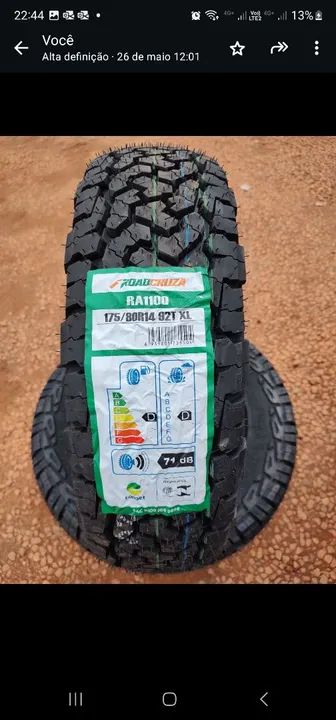 PNEU 175/80R14 ROADCRUZA  - Foto 2