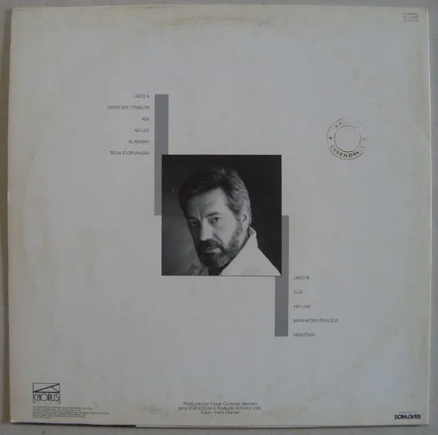 Lp Cesar Camargo Mariano 1990 Trailer Overture, Disco Vinil com encarte - Foto 2