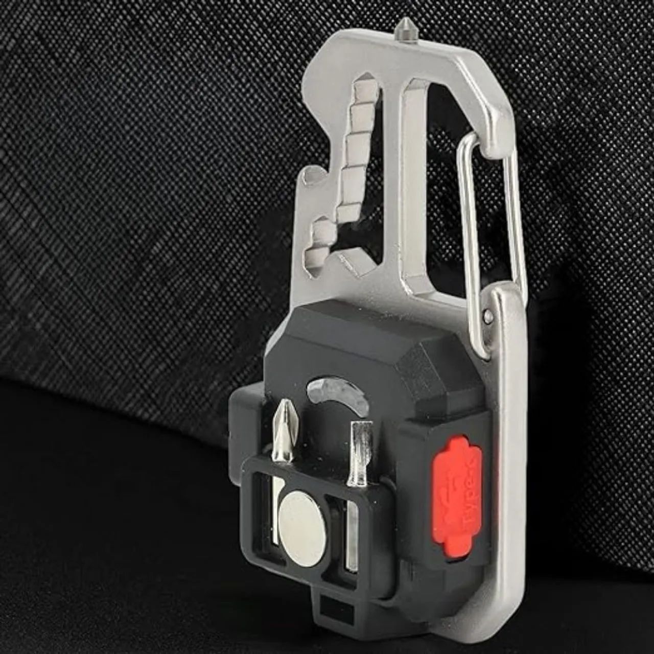 Mini Lanterna Led Recarregável  Múltiplas  Funções- KAPBOM - KA-L1114  - Foto 4