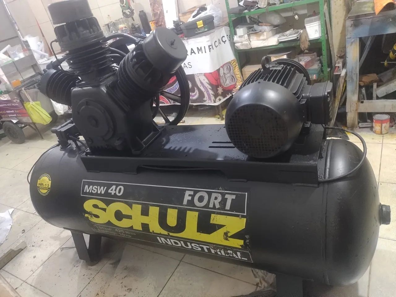 Compressor 40 pés 425l schulz