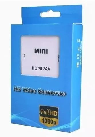 Mini Adaptador Conversor De Hdmi Para Video 3rca Av