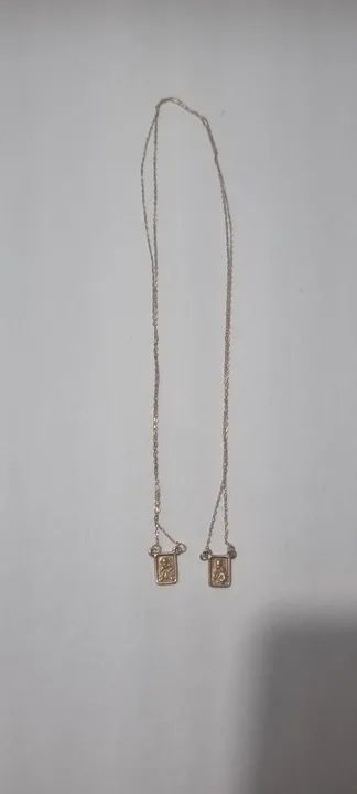 Escapulirio ouro 18 - Foto 2