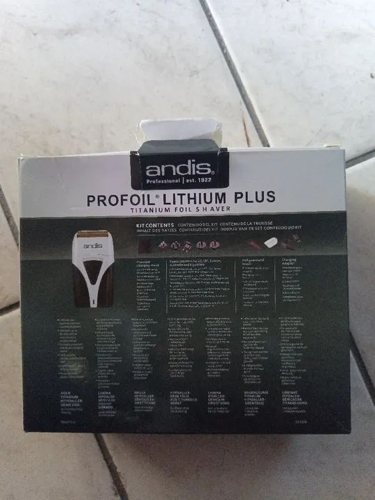 Barbeador Andis Profoil Lithium Plus - Novo - Foto 3