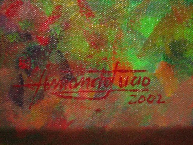 Acrílica sobre tela pintor Fernando Lúcio (Pernambuco) Allambra Andaluzia 58x72 cm - Foto 2