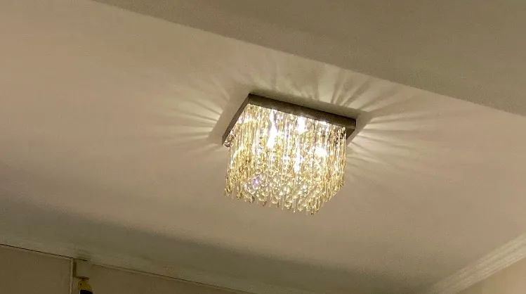 Lustre de cristal . 45x45cm 