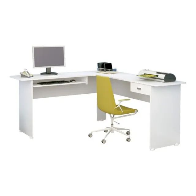 Promoção Mesa em L Branca   
