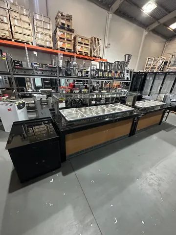 Buffet completo quente 2M  frio 1,75M e módulo - Gelopar 