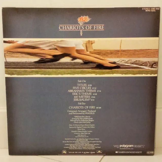 Vinil Vangelis - Chariots of fire - Foto 2