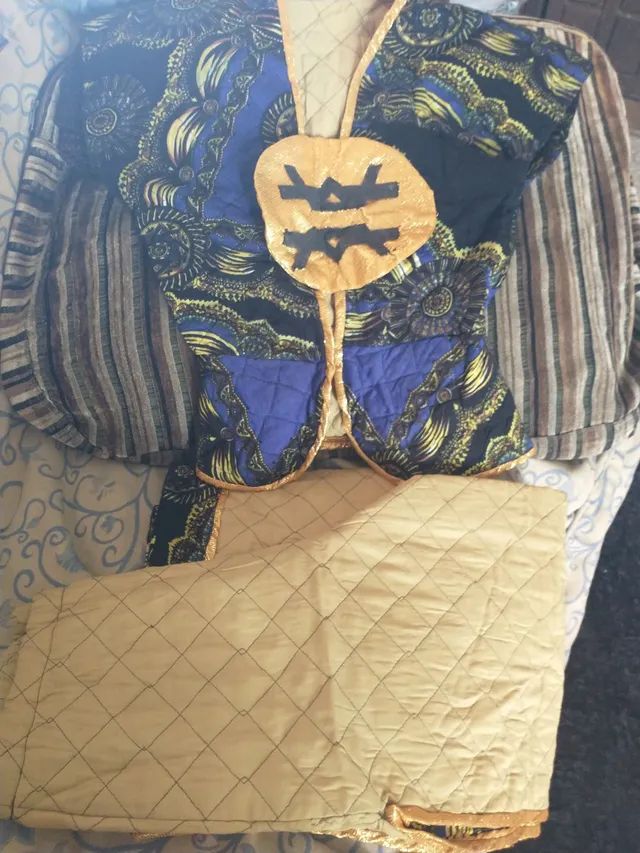 Conjunto cosplay samurai 