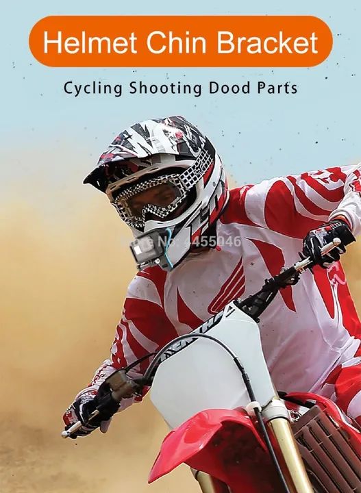 Suporte Go Pro Queixo Cinta Capacete Universal Gopro Sjcam - COD 788 - Foto 5