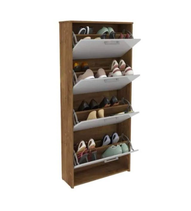 sapateira com 4 gavetas [novo diretamente da fabrica] - Foto 2