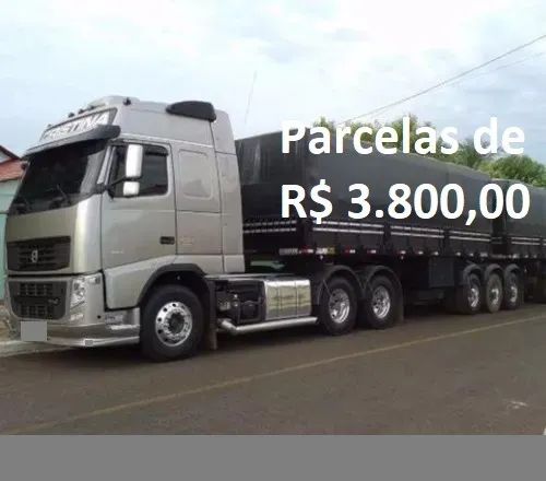 Volvo FH 540 6X4 2015 no Rodotrem Entrada mais Parcelas com Contrato de Serviço.