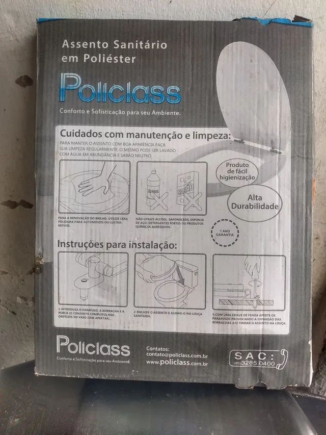 Assento sanitário policlass 