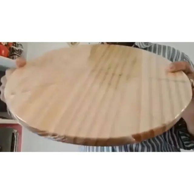Tabua Redonda 35cm para Servir Ideal para Pizzas - Foto 3