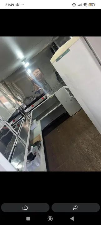 Trailer pronto pra trabalhar 