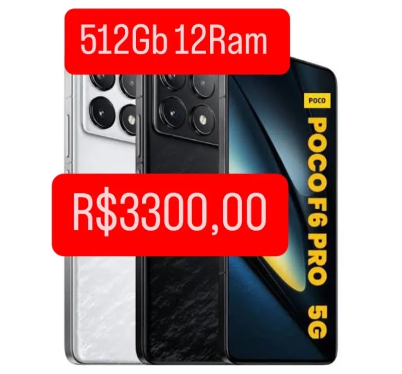 Xiaomi Poco F6 Pro 512Gb 12Ram Lacrado Global Garantia Entrega Gratis