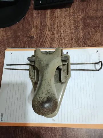 Furador de papel em ferro fundido coleção antigo - Foto 4