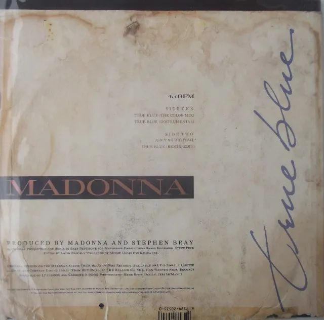 MADONNA - TRUE BLUE MIX IMP. - Foto 2