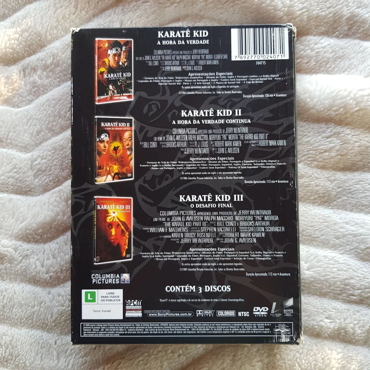 DVD Karatê Kid- A Trilogia - Foto 2