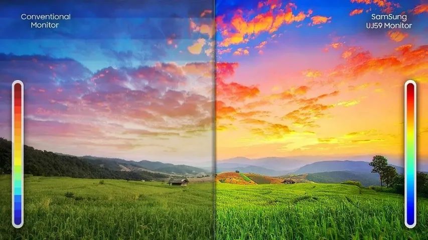 Monitor Samsung UJ59 32" UHD Resolução 4k Painel VA Conexões: HDMI e Display Port - Foto 5