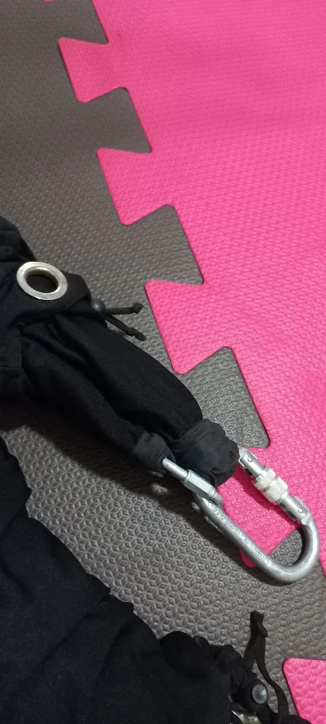 Cadeirinha tipo rapel neobungee neopilates pilates com 2 kits elastico