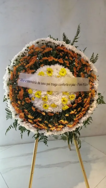 Coroa de flores entrega rápida