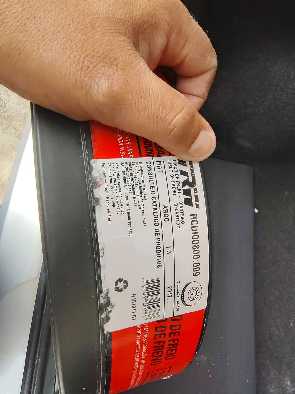 Disco de Freio Dianteiro Fiat Argo 1.3