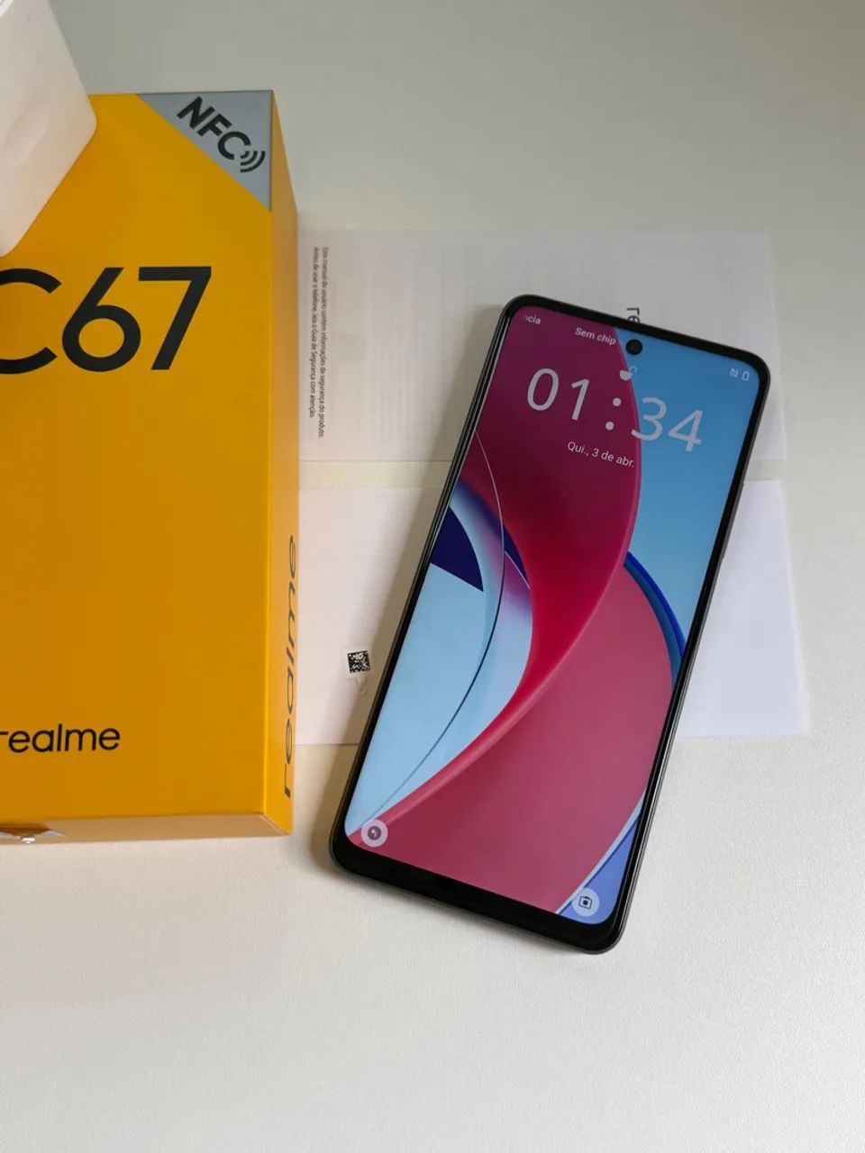 Realme C67 (NFC) 256 GB/16 GB de RAM - Aceito trocas  - Foto 5