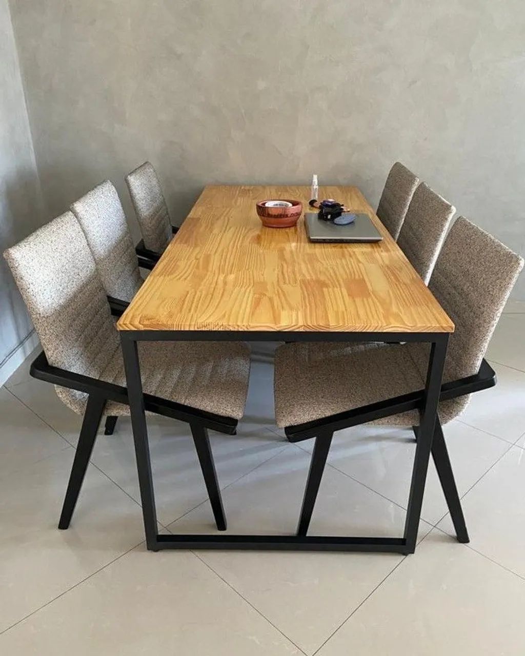 MESA DE JANTAR INDUSTRIAL 