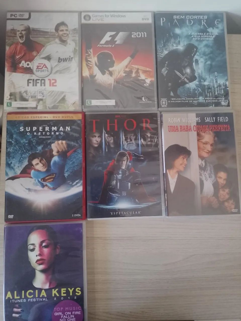 DVD's Diversos + 2 Jogos para PC - Venda 