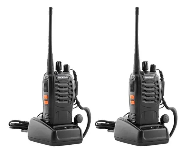 Walkie-talkie Baofeng Baofeng Walkie Talkie Bf-777s Com 2 Rádios E Frequência 400-470mhz - - Foto 3