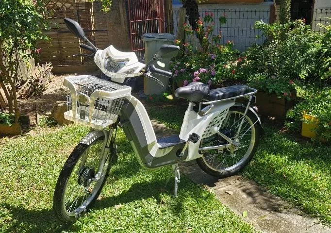 Bicicleta Elétrica D-inox T28 800w 48v 16ah Lítio 24 E-max - Foto 3
