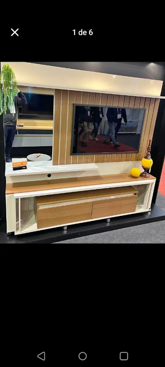 Home Eclipse Para Tv Até 65 Polegadas No Carnê. Entrega É Montagem Grátis Loja R&L Moveis  - Foto 4