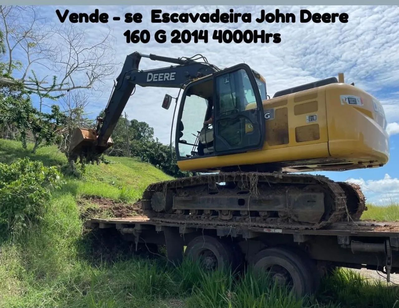 Escavadeira John Deere 160G 2014 - 4000Hrs