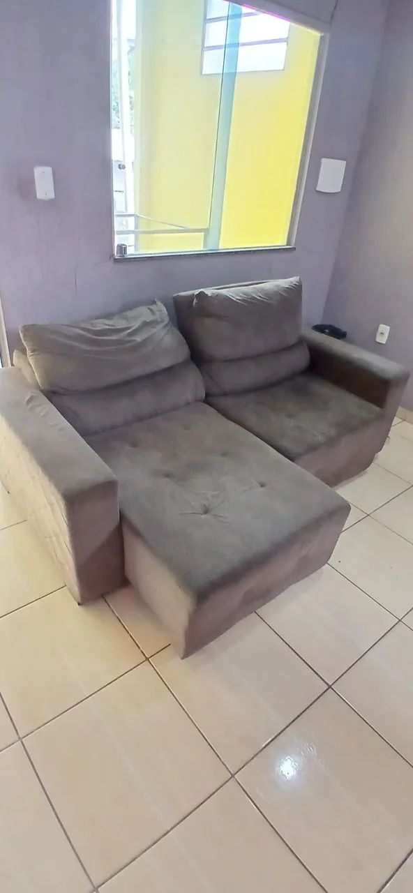 Sofá retrátil 2 lugares