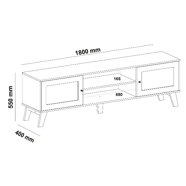Conjunto Estante Livros + Rack para TV até 75" 180m | Fazemos Entrega - Foto 5