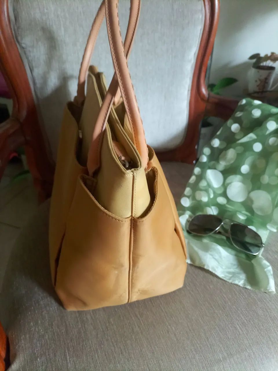 Bolsa couro natural Elegante e usual  - Foto 4