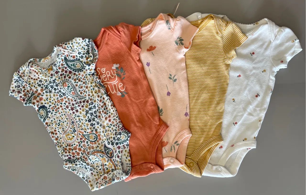 Kit 10 Bodies RN- Carter's - Menina - Foto 2