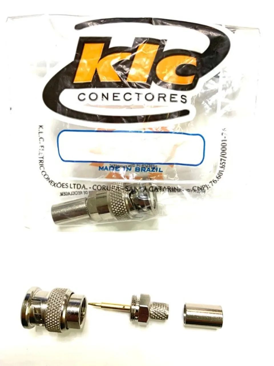 Lm-2cr Conector Bnc Macho pino fixo - Klc (kIT28pçs)