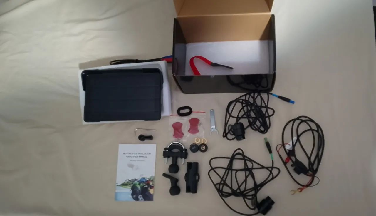 Central Multimídia para Moto - Tela 5 Polegadas - Carplay Auto - Foto 2