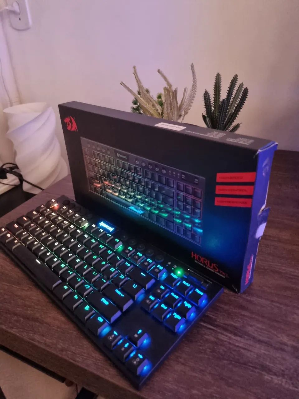 Teclado Mecânico Wireless Horus K621-RGB  - Foto 4