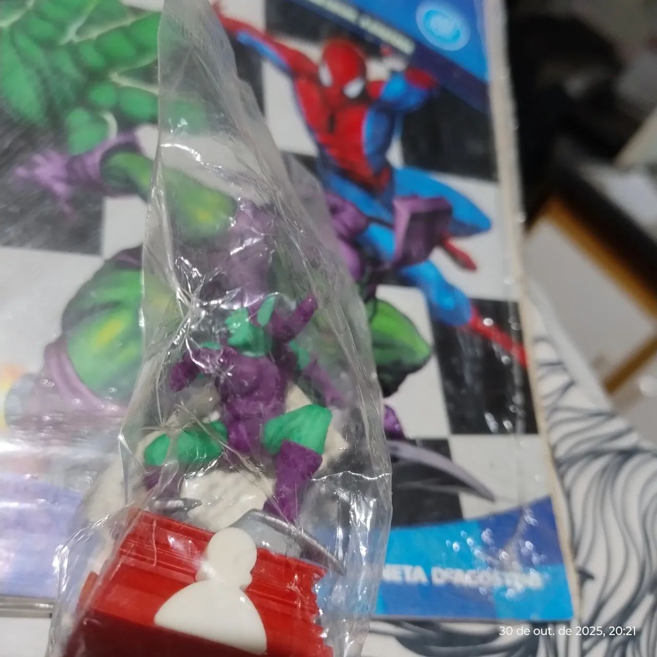 Coleção Eaglemoss Xadrez Marvel antigo. Duende Verde