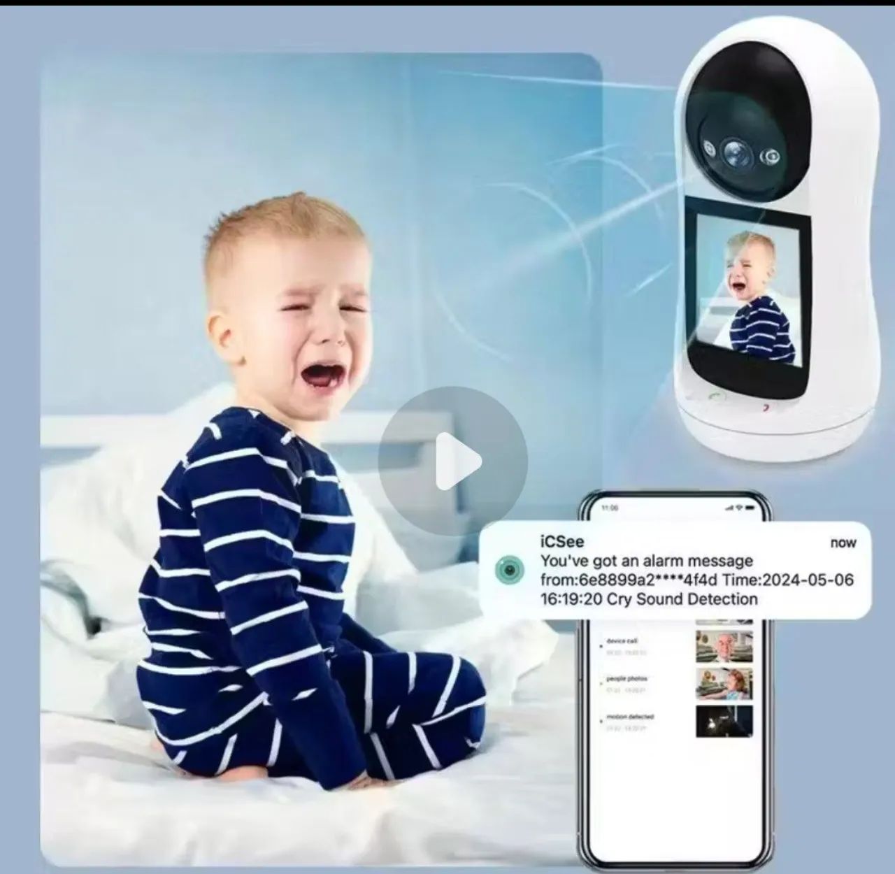 Câmera de segurança com vídeo chamada Wi-Fi  - Foto 5