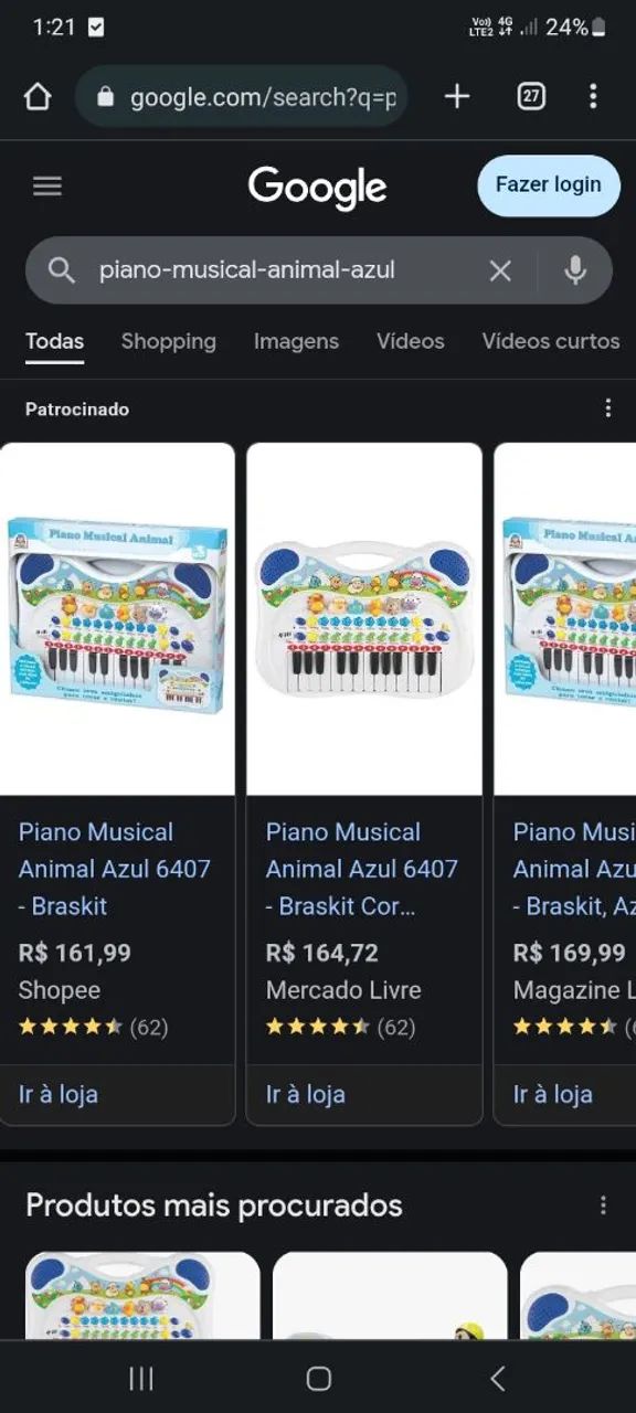 Teclado Infantil Musical com Animais - Diversão Garantida! - Foto 2