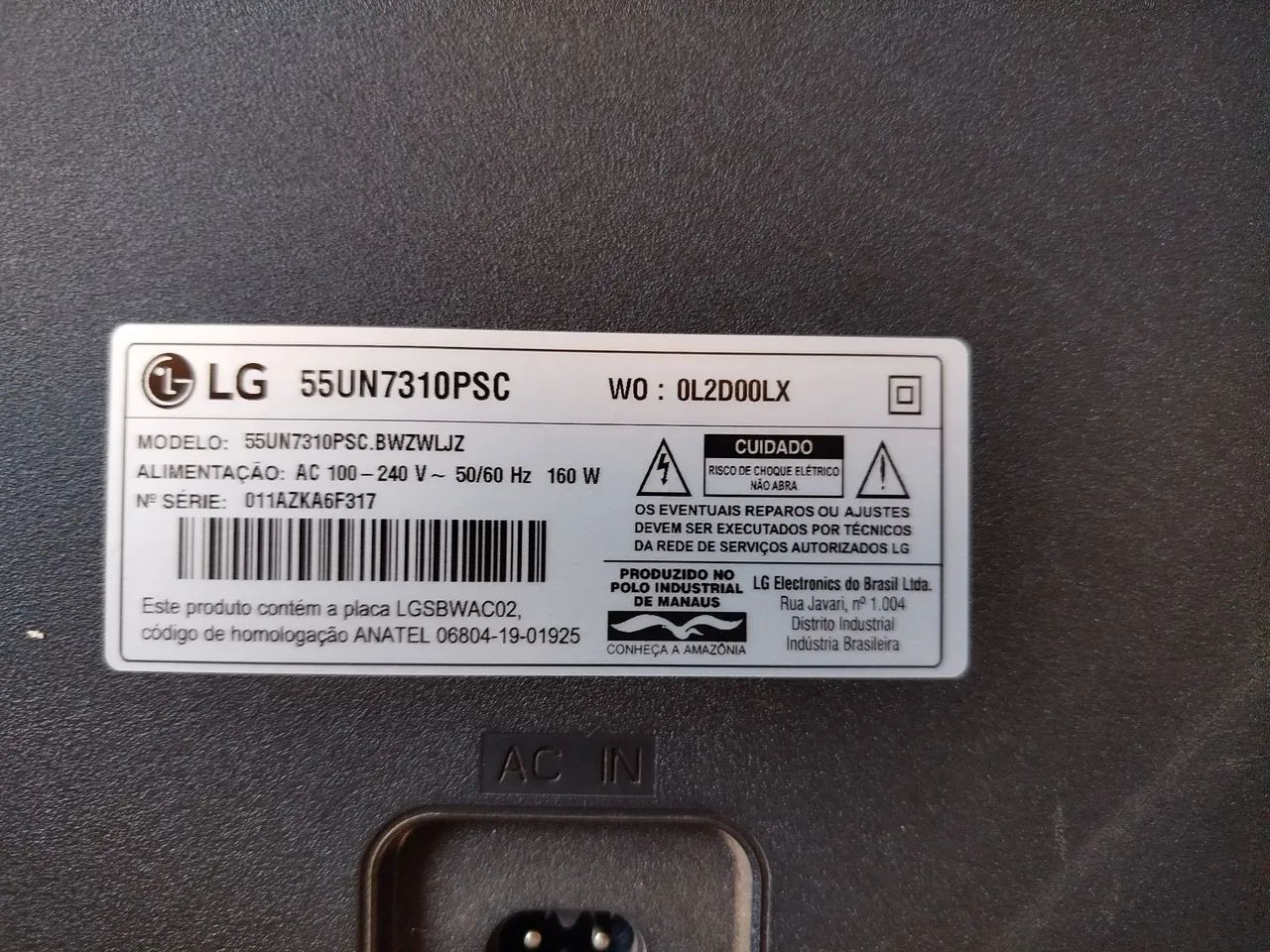 Peças para TV LG 55 polegadas - Foto 5