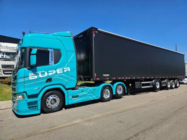 Scania R460 Super 6x2 Ano 24 Overdrive 200 Mil km + Sider4 Eixo Facchini 0km Ano 26 S/PNEU - Foto 6