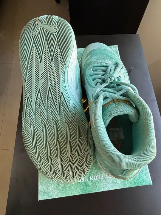 Tênis Puma MB 0.2 Lamelo ?Jade? - Foto 4